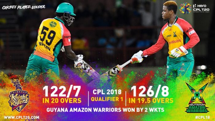 Green, Hetmyer carry Amazon Warriors to CPL final
