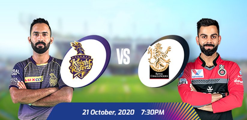 IPL 2020 KKR VS RCB Prediction
