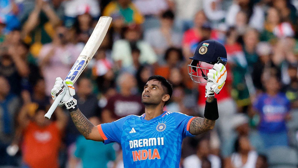 Surya kumar yadav 4th T20I century
