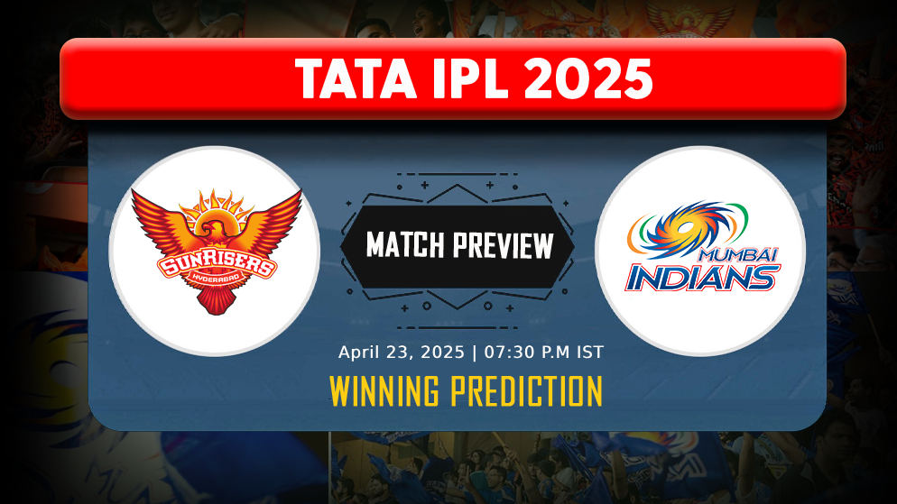 Sunrisers Hyderabad vs Mumbai Indians