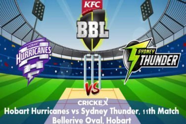 Hobart Hurricanes Vs Sydney Thunder