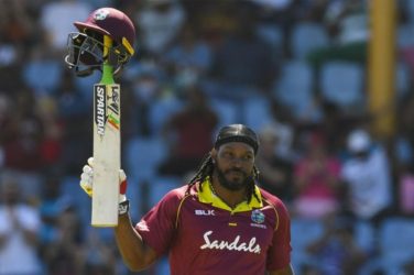 Chris Gayle's 77 off just 27 balls