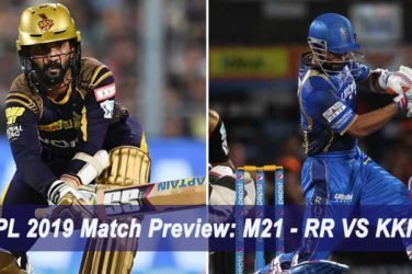 IPL 2019 Match Preview M21 - RR VS KKR