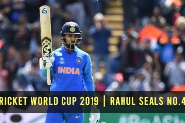 Rahul seals No.4 Spot
