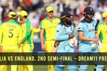 Australia vs England, 2nd Semi-Final