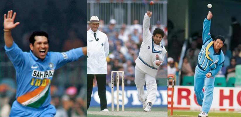 Sachin bowling